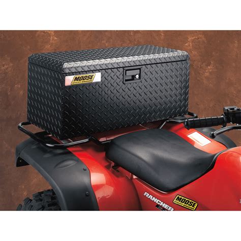 metal atv box|atv cargo boxes rear.